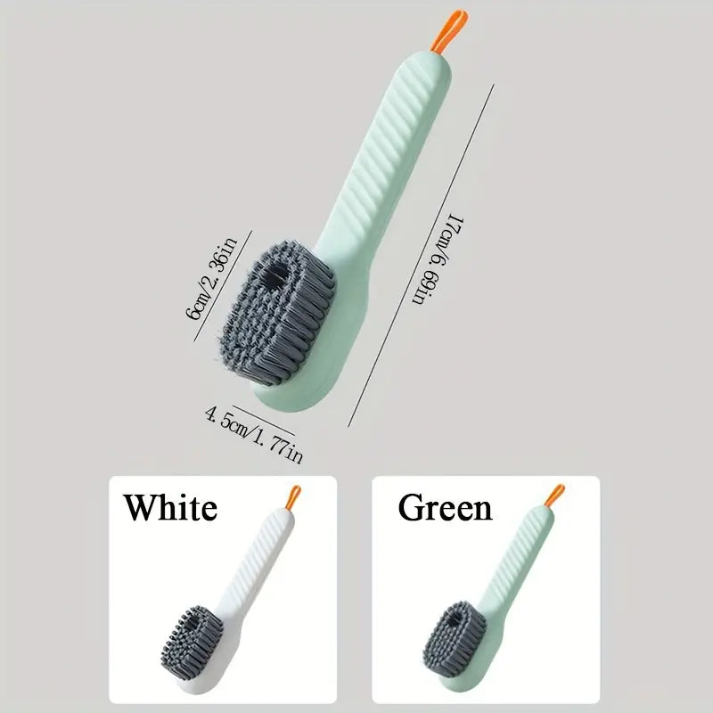 Automatic Liquid Soap Dispenser Cleaning Brush - Kitchen Laundry Scrub Brush With Soap Dispenser - Multifunction Shoe Brush