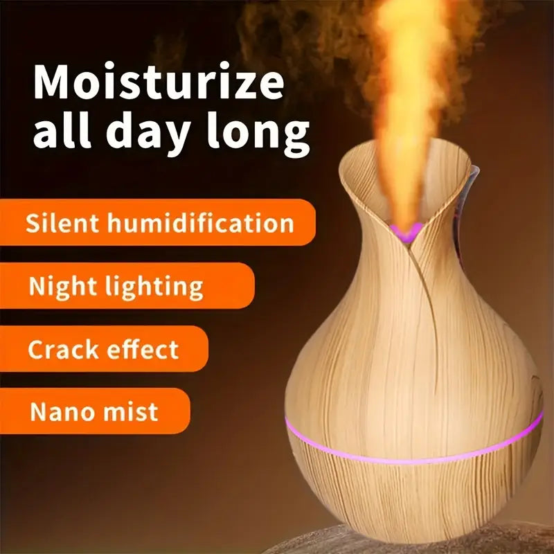 Versatile Portable Humidifier & Air Purifier - USB Powered, Ideal for Home, Office, and Travel, Cold Mist, Air Freshener