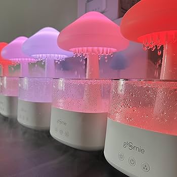 Rain Cloud LED Fountain Night Lamp (Feel Like Nature Sound)