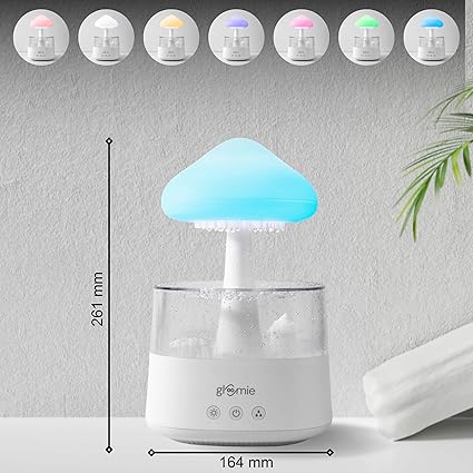 Rain Cloud LED Fountain Night Lamp (Feel Like Nature Sound)