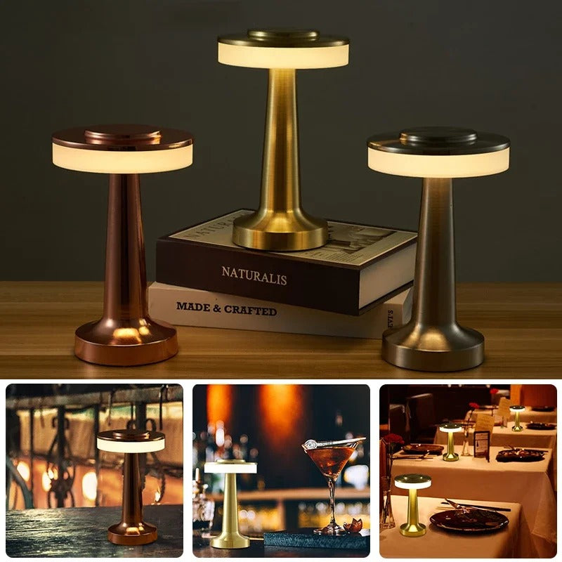 Portable LED table lamp with touch sensor 3 levels of brightness