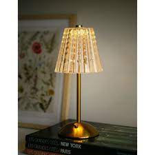 Modern Home Decor Rechargeable USB Charge Touch Crystal Table Lamp Atmosphere Lamp Best for Living Rooms, Bedroom, Restaurants